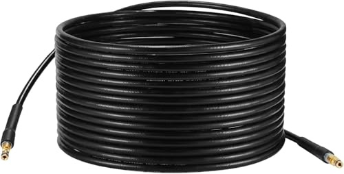 YUET 15M High Pressure Washer Replacement Hose for Kärcher K2-K7 | Click Type Plug Quick Connector Accessories for Domestic Karcher K Series K2, K3, K4, K5, K7, Extension Water Clean Pipe