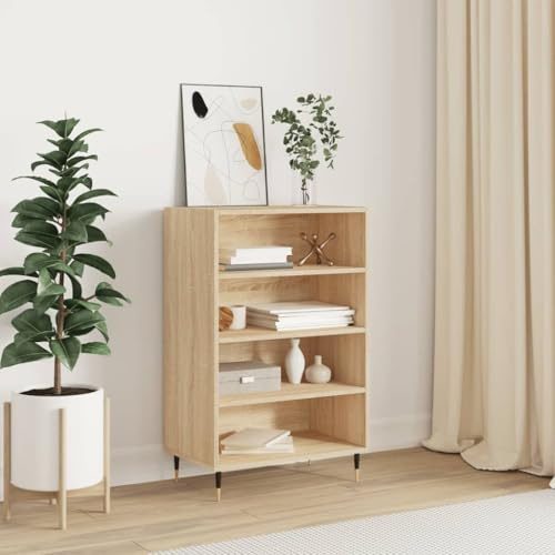 Lumanois Highboard Sonoma-Eiche 57x35x90 cm Holzwerkstoff,20kg,827223