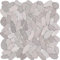 Piastrella mosaico ciottoli di fiume beige chiaro ciottoli tagliati per pavimento, parete, bagno, WC, doccia, cucina, piano di lavoro, rivestimento vasca