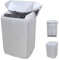 Mr.You Copri Lavatrice per Lavatrici e Lavatrice con Ruote Ondulate（XL，Tele Standard）