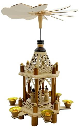 Wichtelstube-Kollektion Weihnachtspyramide Kurrende Original 2 Etagen