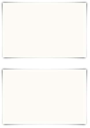 100 Blanko Visitenkarten 85x55mm Naturpapier 300g/qm Set Papier wählbar