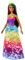 Barbie GJK14 -Dreamtopia Prinzessinnen-Puppe, ca. 30 cm groß, brünett mit türkis gesträhnter Haarpartie, mit Regenbogen-Rock und Diadem, Spielzeug Geschenk für Kinder im Alter von 3–7 Jahren