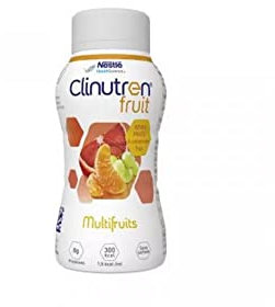 Nestlé Clinutren Fruit Multifruit Bouteille 200 ml - Lot de 4