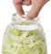 Set mit 4 Gärgewichten aus Glas mit innovativem Griff für Einmachgläser mit breiter Öffnung, perfekt für die Herstellung von Gurken, Sauerkraut und anderen Fern