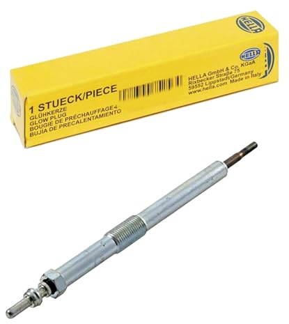 HELLA 8EG 008 498-641 Glühkerze - SW: 10mm | Glühkerzenausf.: leistungsoptimiert - Stecker: Rundstecker