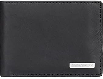 Quiksilver Gutherie - Portefeuille Deux Volets en Cuir - Homme - Noir