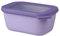 Mepal - Bol multi-usage rectangulaire Cirqula - Nordic lilac – capacité 750 ml - couvercle amovible - incassable - étanche – stockage au congélateur, stockage à froid – passe au lave-vaisselle
