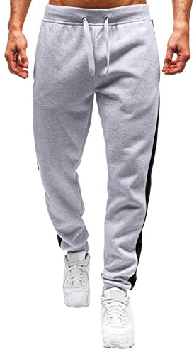 Hommes Automne et Hiver Haute Rue Mode Loisirs lâche Sport Course Couleur Unie à Lacets Pantalon Pull Pantalon Pantalon Homme Portefeuille
