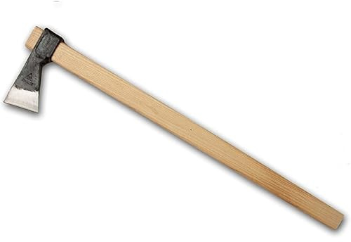 La zappa Accetta Scura da pota Spaccalegna per uso domestico e professionale con asta (400 gr, Tipo Calabria)