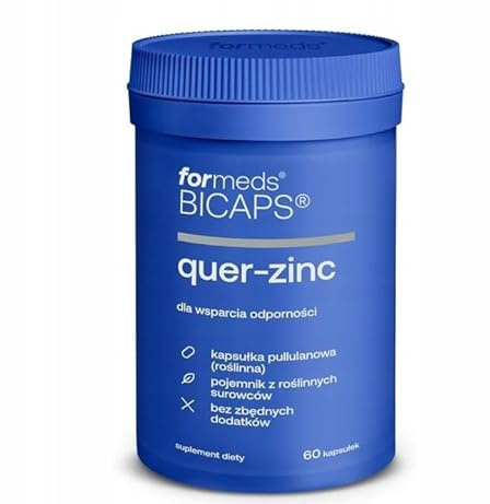 ForMeds - Bicaps Quer-Zinc - Vitamin C - Zink - Zur Unterstützung des Immunsystems - 2 Kapseln pro Tag - 60 Kapseln