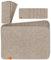 MIQIO Tischset aus Filz - 18er Tisch Untersetzer-Set - Filz Tischset abwaschbar - 6 Platzsets, Glasuntersetzer, Bestecktaschen | beige | Filzuntersetzer eckig - Platzdeckchen