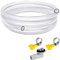 IMCCZONY Manguera de Drenaje de Aire Acondicionado Portátil de 10 Pies, Kit de Manguera de Drenaje de CA, Manguera de Drenaje para Aire Acondicionado con Conector de 3/5 Pulgadas