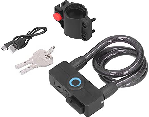 Fingerprint Bike Lock for Mountain Bike - Long Lasting Battery - Suitable for Indoor and Outdoor