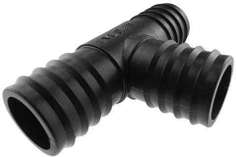 Smooth Bore Dust Suction Hose 40mm (1.575) with Corrugated Extraction Pipe Connectors Clips Irrigation Pond Garden Industrial (40mm (1.575) - Tee Splitter)