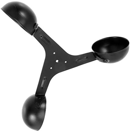 KITANDOVE Anemometer Sensor, Professioneller Anemometerbecher, Windmesser Werkzeug, Luftstrommesserbecher, Luftstrombecher, Windsensor, Windgeschwindigkeitssensor,