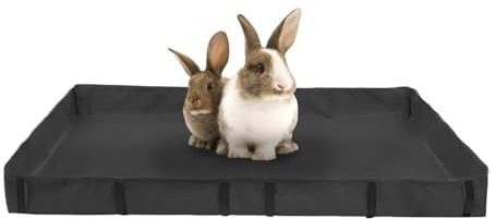 yakermur Bunny Cage Liner, Bunny Pee Pads für Käfig – Matte mit Kaninchenfutter, wasserdicht – Einstreu gegen Ausscheidungen für kleine Haustiere für kleine Tiere, Igel,