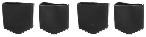 4 Pièces pieds d'échelle antidérapant pied escabeau, embout caoutchouc pour echelle, patins embout escabeau 40x20 mm, couvre pied pour échelles télescopiques, échelles à chevrons, Noirs