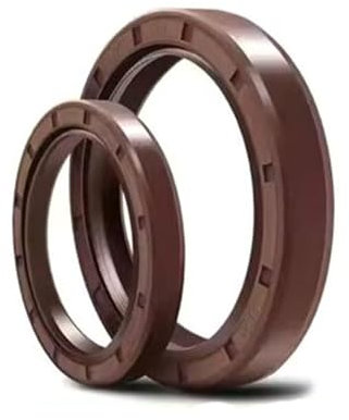 2 Stück FKM TC Wellendichtringe Innendurchmesser 14mm Außendurchmesser 25mm Dicke 5mm Fluorkautschuk Doppellippendichtungen mit Federn, FKM 14x25x5mm