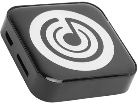 Stylebest MP3 Player, Wireless Portable Music Player with 3.5mm Headphone Jack, Supports Up to 32GB Memory Card for Music Lovers (Black)