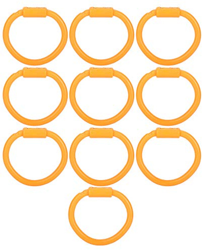 Bullen-Nasenring, Nylon, Kuh-Nasenring, Rinder-Nasenring, langlebig, leicht, Nutztierausrüstung für Kühe, Landwirte, 10 Stück