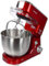 Syntrox Germany KM-1000W Küchenmaschine Knetmaschine Mixer, Edelstahl-Behälter, 5 Liter, rot