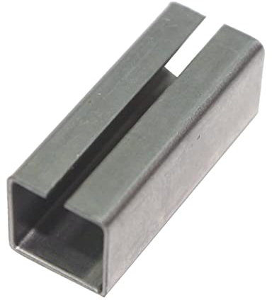Basi® Reduzier-/Ausgleichshülse, Stahl verzinkt (Vierkant-Maße von 7 auf 8 mm)