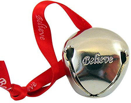 Westmon Works Glauben Glocke in Grau für Weihnachtsbaum auf Band mit Tasche