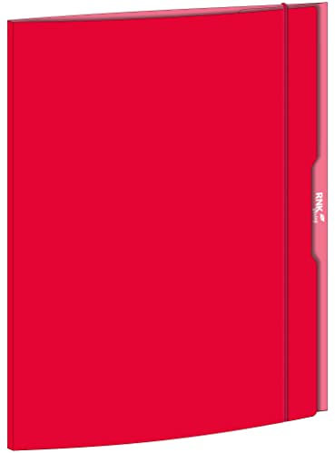 RNKVERLAG 45336 - Sammelmappe rot, 310 x 440 mm, DIN A3, mit Gummizugverschluss, 1 Stück