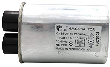 Meter Star CQC & VDE Condensateur haute tension universel pour micro-ondes 1,10 uf ch85 21110 2100 V AC H.V. Condensateur 10/85/21 50/60 Hz sans PCB, VDE EN61270-1