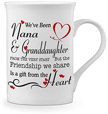 We've Been Nana & Granddaughter from The Very Start Lovely Novelty Fine Bone China Mug