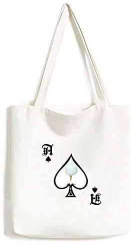 Große cremefarbene Eistüten, Eis am Stiel, Handtasche, Pokerspaten, waschbare Tasche