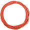 Tubayia 6mm 30m Nylon Kletterseil Sicherheitsseil Mehrzweckseil für Klettern, Bergsteigen, Wandern (Orange)