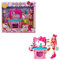 Hello Kitty Cucina Dolci Dolcetti, Playset con Mini Personaggio, Bambola Éclair e 25 Accessori, Giocattolo per Bambini 3+Anni,GWX05