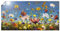 ARTland Wanddeko Poster & Kunstdrucke Wandposter 150x75 cm Bild ohne Rahmen Querformat Blumenwiese Blumen Blüte Natur Frühling U1QU