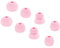 JNSA Replacement Eartips Earbuds Tips Compatible with Powerbeats Pro Beats Wireless Earphone Headphones Earbuds Tips,4 Pairs, Pink (Powerbspro)