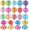 Kesote 23 Ballon Helium Anniversaire, Ballons en Aluminium en Forme de Bonbons pour Décoration de Noël, Fêtes, Cérémonie de Mariage