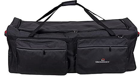 Crossrock Drum Hardware CRSD70HBDG Tasche mit abnehmbarem Schultergurt, 122 cm (48 Zoll), Dunkelgrau