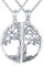 2 Stück Schwester Baum des Lebens Kette Damen 925 Sterling Silber Schwestern Anhänger Halskette Freundschaft Schmuck Geschenk für Mädchen Schwester Freund