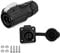 CNLINKO LP-16 Connettore impermeabile IP68 per cavi Connettore elettrici industria Connettore circolare Connettore alloggiamento in PBT Connettore aeronautico M16 2-9 Poli Presa flangia (2 Poli)