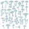 GORGECRAFT 31PCS Mushroom Window Clings Anti Collision Rainbow Window Glass Alert Prism Decals for Birds Strike Non Adhesive Vinyl Film Home Decorations Sliding Doors Windows Glass Suncatcher