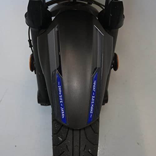 labelbike - 3D Gelharz Aufkleber für Motorradschutzbleche kompatibel mit Yamaha MT-07 2018-2023 - Farbe Blau