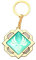 Genshin Luminous Key charms Toy Impact Liyue Vision Anemo Keychain Gold Game Figure Key Chain Pendant Keyring Genshin ​Character Cosplay Accessories Eye of God, gelb, M