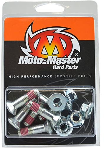 Moto Master Japanische Motorrad-Ritzel 6x M8-1.25x30 mit Inbus-Einsatz, inkl. Fuji Flansch-Sicherungsmutter