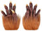 TINAYAUE Gruselige Werwolf Handschuhe Pelzige Tierische Handschuhe Erwachsene Horror Wolf Gloves Monster Handschuhe mit langen Nägeln Kostüm Zubehör für Halloween, Karneval, Cosplay