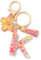 CHUQING Porte-clés pour fille avec initiale - Rose - Porte-clés papillon - Lettre, Rose-K., S