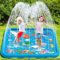 Chennyfun Kids Splash Pad Age 4+, 68'' Sprinkler & Splash Play Mat for Animals Learning, Summer Garden Outdoor Pool Beach Play Sprinklers Spray Mat Splash Water Toys for Toddlers Children Boys Girls