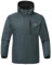 Rdruko Regenjacke Herren Wasserdicht Windbreaker Atmungsaktiv Freizeitjacke Fahrrad Regenmantel mit Kapuze Leichte Functionsjacke für Wandern Laufen Camping Outdoor (Dunkelgrau, XL)