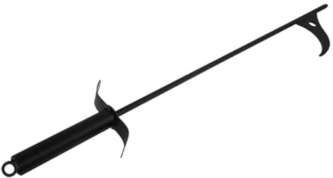 SEWOART Atizador De Acero Para Chimenea Tenazas Para Fogatas Diseño Largo Herramientas Para Práctico