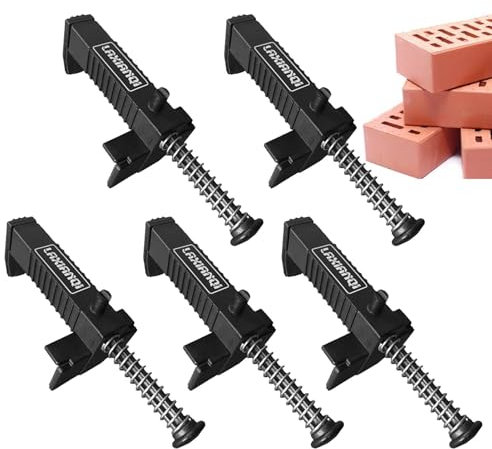 LinBlocks für Mauerwerk, Ziegelstein-Abzieher, Nivellierung, Messwerkzeug, Ingenieurzubehör, Ziegelstein-Klemmen, Läufer, Edelstahldraht, Ziegelsteine, LinClips, Mauerwerkwerk-Werkzeuge